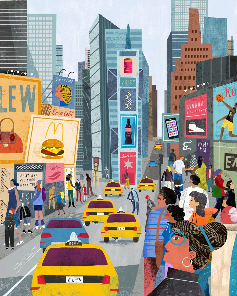 Times Square, New York – Martin Haake Illustrations